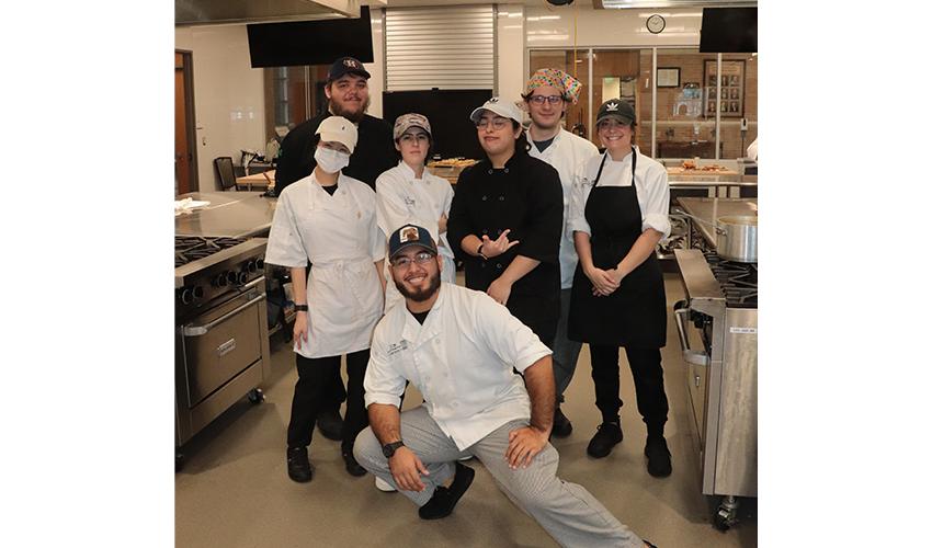 Group picture of the Culinary Arts students.